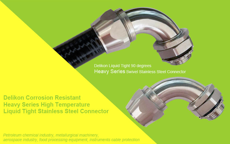 [CN] Delikon high strength Heavy Series High Temperature corrosion resistant Liquid Tight Stainless Steel Connector