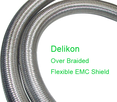 [CN] EMI RFI Shielding heavy series over braided Flexible metal Conduit Industry Wiring over Braided flexible Conduit